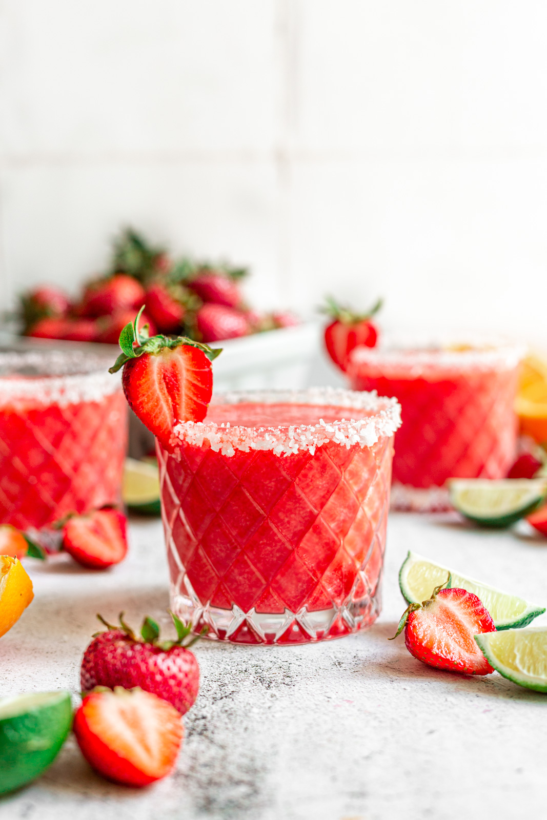Strawberry Margarita Mocktails